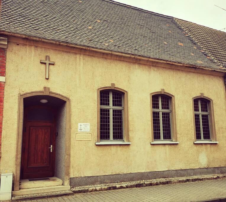 Ehemalige Kirche In Neuem Glanz Lägenhet Oranienbaum-Woerlitz Exteriör bild